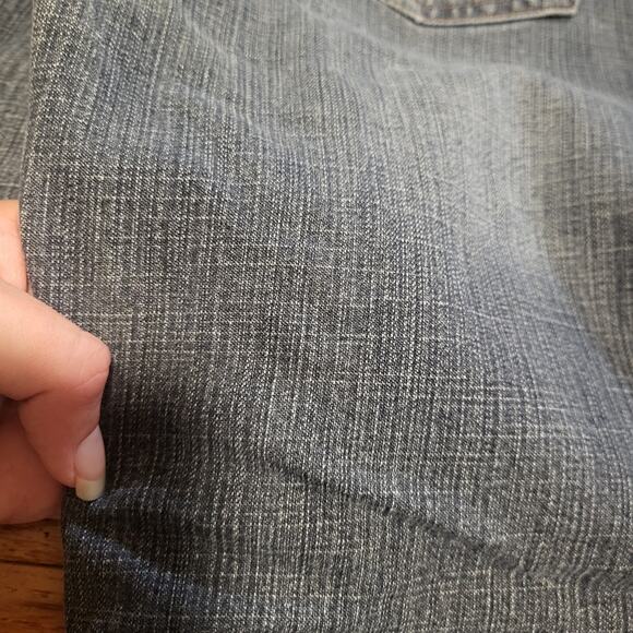 Apt 9 blue/grey capri jeans with pockets size 4 - Picture 3 of 5